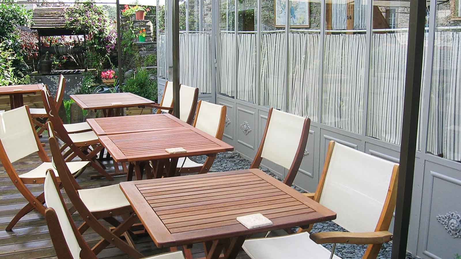Terrasse sur jardin